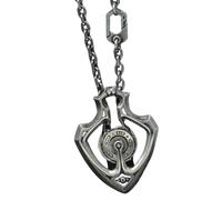 Punk Necklace - Gothic Steampunk Jewellery, Mechanical Gear Pendant Necklace, Vintage Cosplay Costume Accessories, Retro Industrial Style Pendant, Novelty Stage Jewellery, Punk Gear Pendant for M