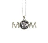 Punk New York Anti-war Illustration Pattern Mothers Day Gift for Mom Nana Grandma Necklace Birthday Jewelry
