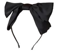 Punk Oversized Hair Hoop Vintage Hairband For Rock Concerts Bows Dark Bowknot Headpiece Unisex Wear