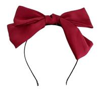 Punk Oversized Hair Hoop Vintage Hairband For Rock Concerts Bows Dark Bowknot Headpiece Unisex Wear