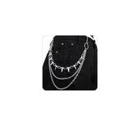 Punk Pants Chain Hip Hop Cross Jean Chain for Pants Layered Rivet Sword Charm Jeans Chains Wallet Chain Vintage Rock Chains for Women Men Punk Jewelry Accessories, adjustable, Metal, No Gemstone