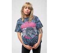 Punk Patch Dip Dye T Shirt Ramones Blue L