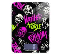Punk Peach Black Skulls Rock Easy Clean Food Scale Kitchen 11lb/0.18oz, 5kg/5g Small Kitchen Scale Grams with 4 Unit for Cooking Spices Keto (Batteries not Included)