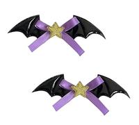 Punk Pumpkin Devil Wing Hair Clip Pair Duckbill Choker Halloween Pumpkin Series