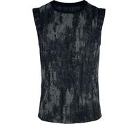 Punk Rave Goth Daily Vest Tanktop black grey XXL-3XL