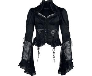 Punk Rave Goth Gorgeous Shirt Blouse black XL
