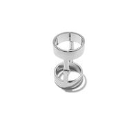 Punk Ring Fingle Girl Gothic Double Hinge Ring Flexible Adjustable for Girls Boys Jewelry Cosplay Accessories