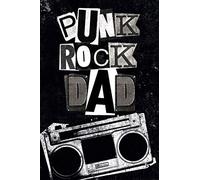Punk Rock Dad: Cool Punk Rock notebook college lined for fathers day. fun gift for dads