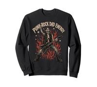 Punk Rock Dad Energy Skeleton Sweatshirt