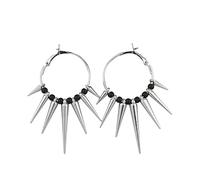 Punk Rock Hoop Earrings Thorns Rivets Pendant Earring For Women Girls Minimalist Hoop Earrings Jewelry Gift Thorn