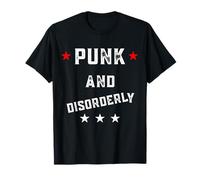 Punk Rock Music T-shirt - 'Punk & Disorderly' T-Shirt