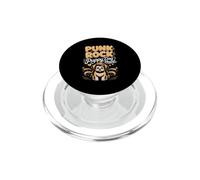 Punk Rock Puppy Dog Heart Chinese Crested Crestie Owner PopSockets PopGrip for MagSafe