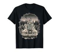 Punk Rock Raccoon Old Car City Vintage Urban Trash Panda T-Shirt