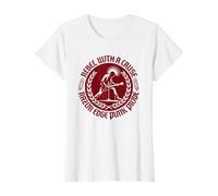 Punk Rocker Razor Edge Pride Value Graphic T-Shirt, Women, White, XL