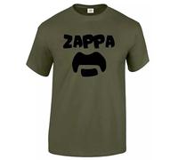 Punk Skull Biker Glam Rock Band Irish Punk Stiff Rock Sham Frank Zappa T-Shirt Top(Military Green,XXL)