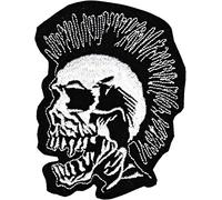 Punk Skull Exploited Sew-on Iron-on Patches Embroidered Applique Badge by thaipatches