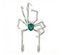 Punk Spider Ear Cuff Earring Piercing Crawler Cartilage Pierced Earring for Women Men - Gothic Animal Halloween Holiday Festival Outfits Decorations Dangle Drop Wrap Earrings Cool Jewelry Clip On Ear