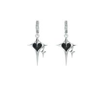 Punk Star Pendant Baroque Pearl Necklace for Women Asymmetric Black White Beads Necklace Choker Jewelry Gift