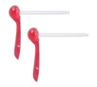 Punk Stud Earrings with Red Dripping Blood for Women, Vintage Hyperbole Earrings, Halloween Ear Clip, Gothic Jewellery, Accessories, Resin Blood Drop Earrings, one size, As described