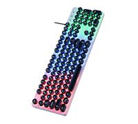 Punk style RGBS illumination Ergonomic keyboard using mechanical switch to simulate the design and build an anti-fatig mechanical keyboard