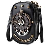 Punk Styles Ladies Crossbody Purse Costume Leather Shoulder Bag With Adjustable Strap For Shopping And Casual Travel Punk Shoulder Bag