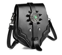 Punk Styles Ladies Handbag Leather Crossbody Purse With Adjustable Strap Costume Phone Bags For Shopping And Casual Use Casual Shopping Bag