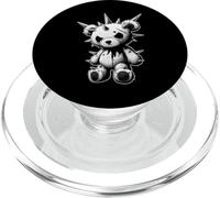 Punk Teddy - Dark Teddy Bear with Spikes and Scars PopSockets PopGrip for MagSafe