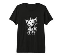 Punk Teddy - Dark Teddy Bear with Spikes and Scars Premium T-Shirt