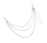Punk Trend Star Jeans Chain Edgy Hip Hop Alloy Waist Accessory Punk Rock Jeans Chain for Women Girls