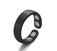 Punk Trendy Magnetic Therapy Weight Loss Ring for Women Men Anti Snoring Rings Power Slimming Burning Fat Health Care Jewelry-RI22Y0298-2