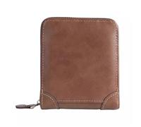 Punk Wallet Europe and The United States Business Men's Short Wallet Multifunctional Multi-Card Position Coin Purse(Colour 1)