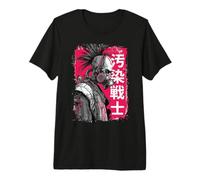 Punk Warrior with Gas Mask and Character Premium T-Shirt
