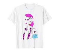 Punk Woman with Pink Mohawk Kindness T-Shirt