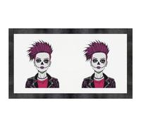 'Punk Zombie Girl' Pet Feeding Mat (PM00025823)