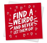 Punkcards, Husband Valentines Day Card, Valentine’s Card For Him, Valentine’s Card For Her, Find A Weirdo and Never Let Them Go!