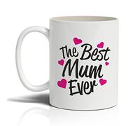 Punkcards - Mothers Day Mug - ‘The Best Mum Ever’ - Novelty Humorous Mug - Unique Mothers Day Gift - Quirky Mug - Mummy Mug
