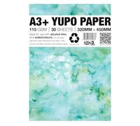 Punkcards - Yupo Paper - Alcohol Inks - Yupo Paper A3 - Alcohol Ink Art Paper - for Artists and Painters - 30 Sheets - 115gsm - A3+ - 320mm x 460mm