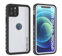 PunkCase Designed for iPhone 12 Pro Max Waterproof Case [StudStar Series] [Slim Fit] [IP68 Certified] [Dirtproof] [Snowproof] 360 Full Body Armor Cover For iPhone 12 Pro Max (6.7") (2020) [White]