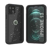 Punkcase Designed for iPhone 13 Waterproof Case [StudStar Series] [Slim Fit] [IP68 Certified] [Shockproof] [Dirtproof] [Snowproof] 360 Full Body Armor Cover For Apple iPhone 13 (6.1") (2021) [Black]