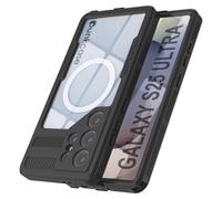 PunkCase for Galaxy S25 Ultra Waterproof Case [Alpine 2.0 Series] [Slim Fit] [IP68 Certified] [Shockproof] [Dirtproof] [Snowproof] Armor Cover for Galaxy S25 Ultra 5G (6.9") (2025) [Black]