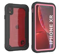 Punkcase for iPhone XR Waterproof Case [Maximus Series] [Slim Fit] [IP68 Certified] [Shockresistant] Clear Armor Cover with Screen Protector | Ultimate Protection for iPhone XR (6.1") (2018) [Pink]