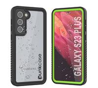 PunkCase Galaxy S23 Plus Waterproof Case [Extreme Series] [Slim Fit] [IP68 Certified] [Shockproof] [Dirtproof] [Snowproof] Armor Cover for Galaxy S23+ Plus 5G (6.6") (2023) [Light Green]