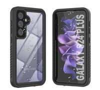 PunkCase Galaxy S24 Plus Waterproof Case [Extreme Series] [Slim Fit] [IP68 Certified] [Shockproof] [Dirtproof] [Snowproof] Armor Cover for Galaxy S24+ Plus 5G (6.7") (2024) [Black]