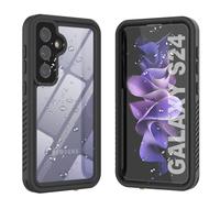 Punkcase Galaxy S24 Waterproof Case [Extreme Series] [Slim Fit] [IP68 Certified] [Shockproof] [Dirtproof] [Snowproof] Armor Cover for Galaxy S24 5G (6.2") (2024) [Black]