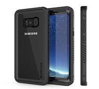 PunkCase Galaxy S8 Plus Waterproof Case Extreme Series Slim Fit Ip68 Shockproof Snowproof Dirproof Armor Cover W/Built In Screen Protector For Samsung Galaxy S8 Plus (Black)