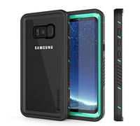 PunkCase Galaxy S8 Plus Waterproof Case Extreme Series Slim Fit Ip68 Shockproof Snowproof Dirproof Armor Cover W/Built In Screen Protector For Samsung Galaxy S8 Plus (Teal)