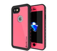 PunkCase iphone 8 Waterproof Case Studstar Series Slim Fit Ip68 Shockproof Dirtproof Snowproof Universal Armor Cover For Apple iphone 7 8 Pink