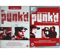 PUNK'D 1-2 COMPLETE COLLECTION / 1. MTV PUNK'D THE COMPLETE FIRST SEASON / 2. SECOND SEASON = ULTIMATE 2x DVD UK SET