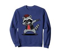 Punkrock Raccoon - DAB Move in Comic Style Sweatshirt
