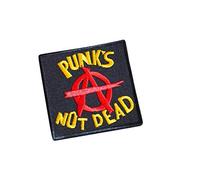 Punks NOT Dead, Exploited, Sum 41, Blink 182, The Offspring, Black Flag, Punk Rock, Heavy Metal, Ramones, My Grave Demonic3 Embroidered Iron on Applique Souvenir Accessory
